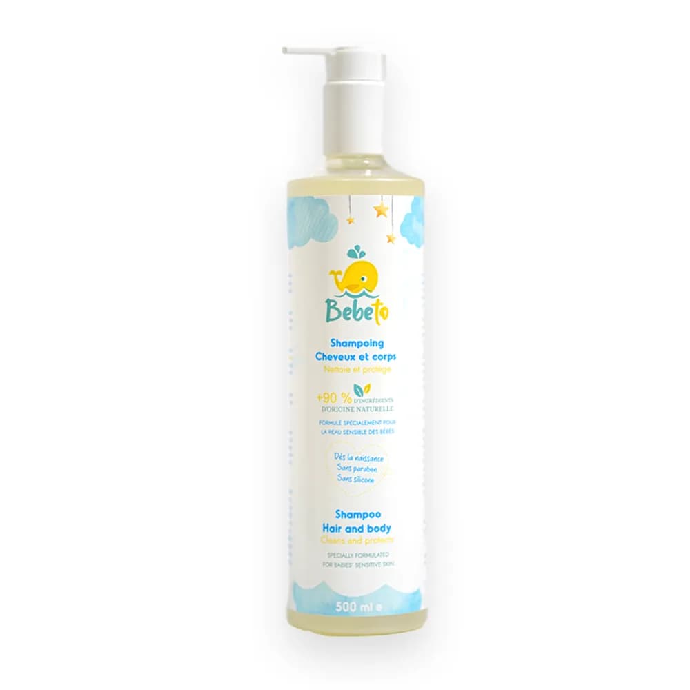 Bebeto Shampoing Cheveux et Corps 500 ml