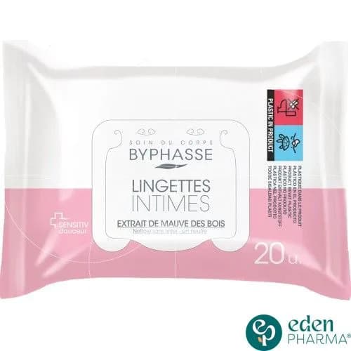 Byphasse Lingettes Intime PH Neutre 20 Unites
