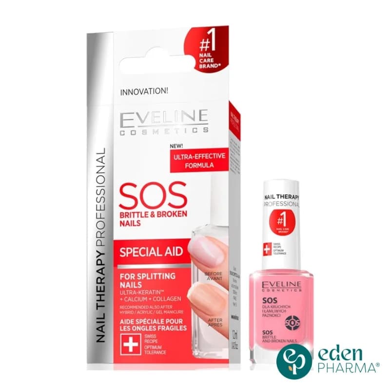 Eveline Nail SOS pour Ongles Fragiles 12 ml
