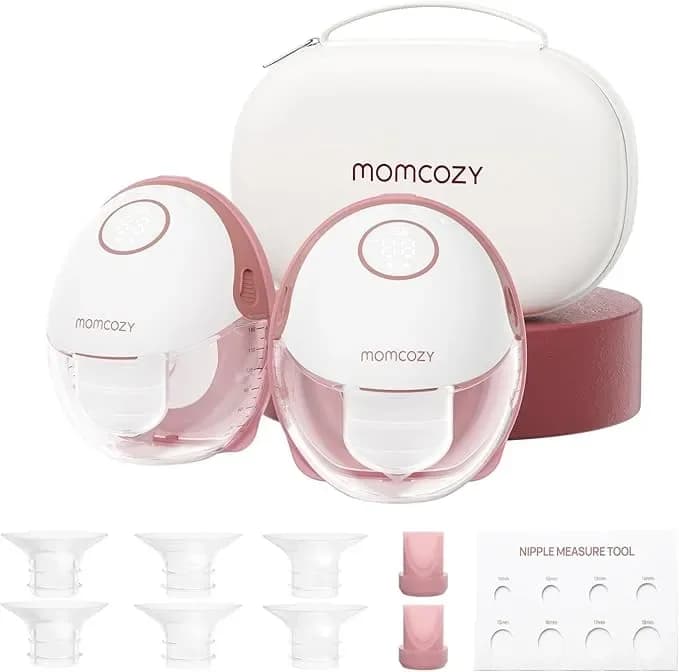 MOMCOZY MOBILE STYLE™ TIRE-LAIT MAINS LIBRES M6 DOUBLE (4 TAILLES)
