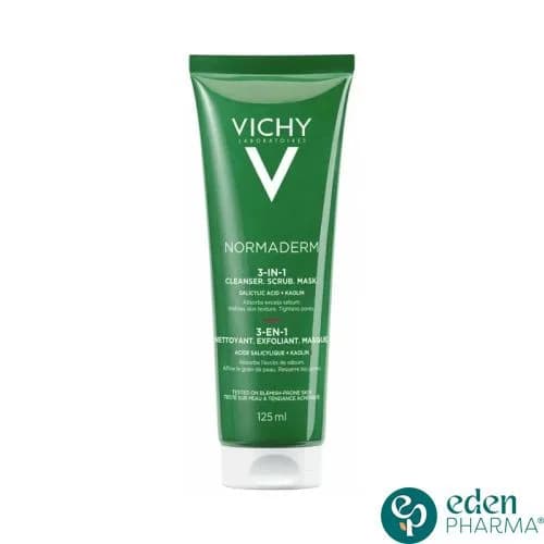 Vichy Normaderm Tri-Activ 3 en 1, 125 ml