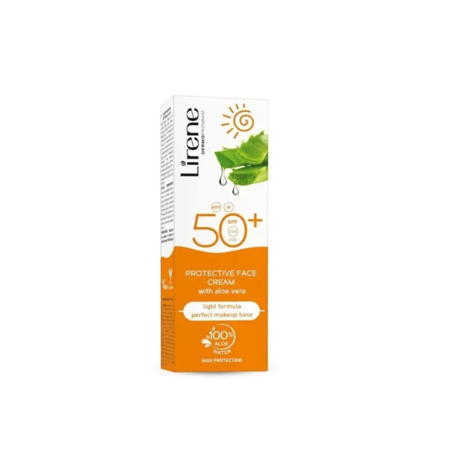Lirene Ecran SPF50+ Adulte Aleo Vera 50 ml