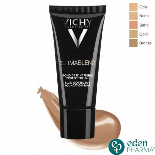 Vichy Dermablend Fond de Teint Fluide Correcteur Teinte 15 Opal SPF28 30 ml