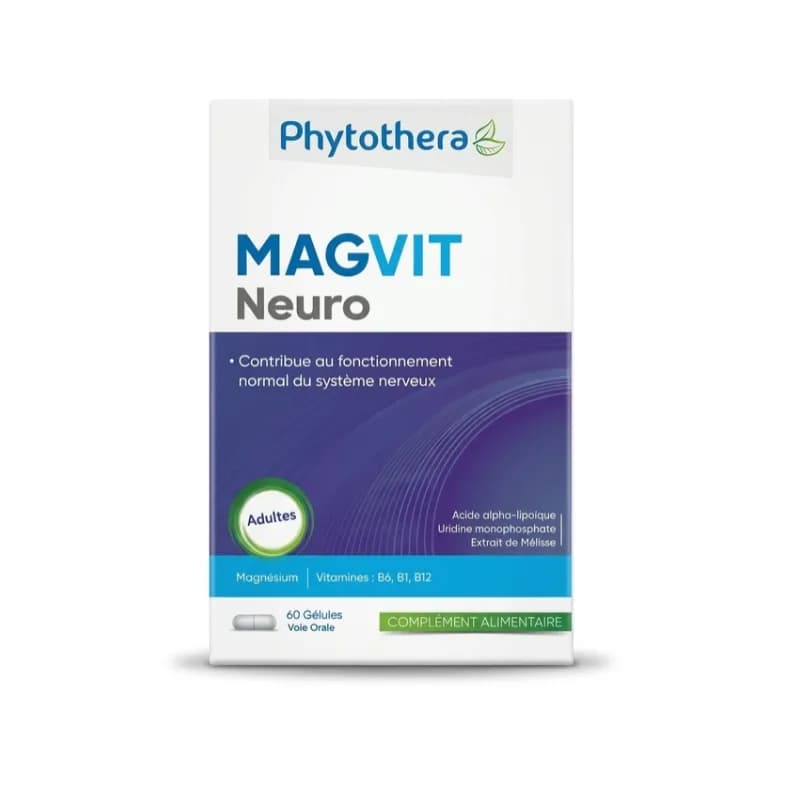 PHYTOTHERA MAGVIT NEURO 60 GELULES