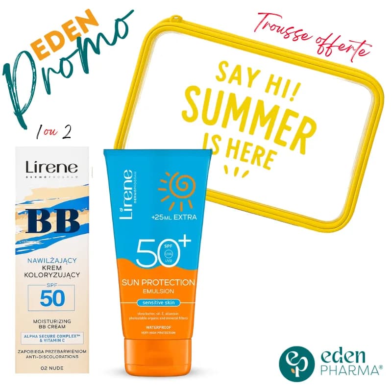 Pack Lirene Protection & Glow (BB Creme SPF50+ 40 ml+ Lirene Lait de Corps SPF50+ 175ml)