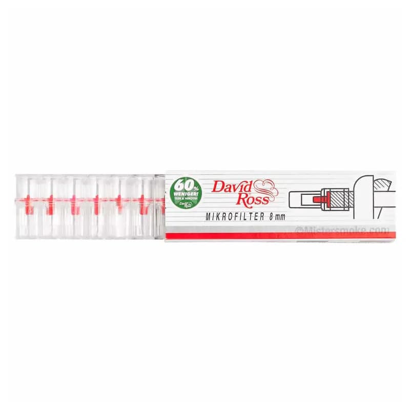 David Ross Micro-Filtres pour Cigarettes 8 mm