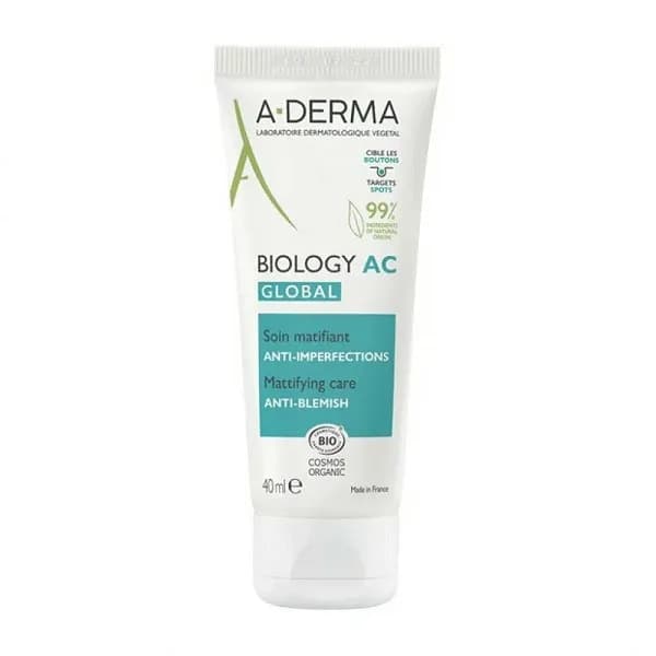 A-Derma Biology Ac Global Soin Matifiant Anti Imperfections 40 ml