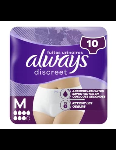 Always Culotte Discreet Medium 10 Pcs