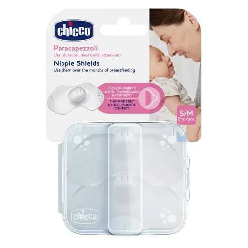 Chicco 2 Bouts de Seins en Silicone S/m