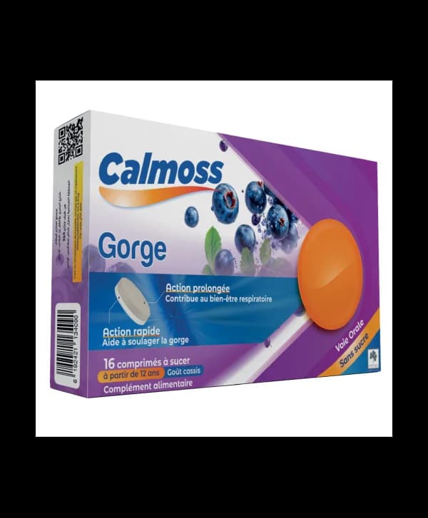 Calmoss Gorge Cassis 16 Comprimes