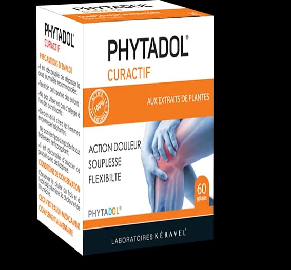 Keravel Phytadol Curactif 60 Gelules