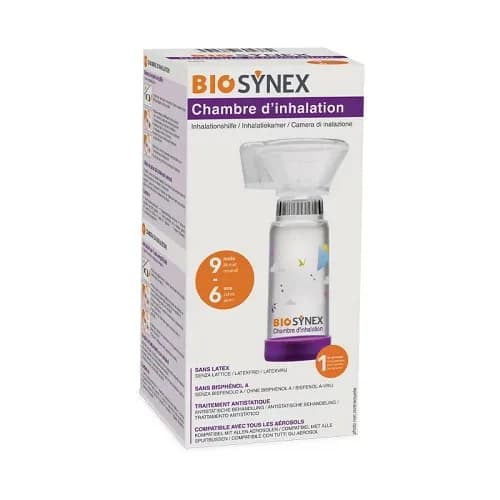 BIOSYNEX CHAMBRE D’INHALATION 9MOIS-6ANS