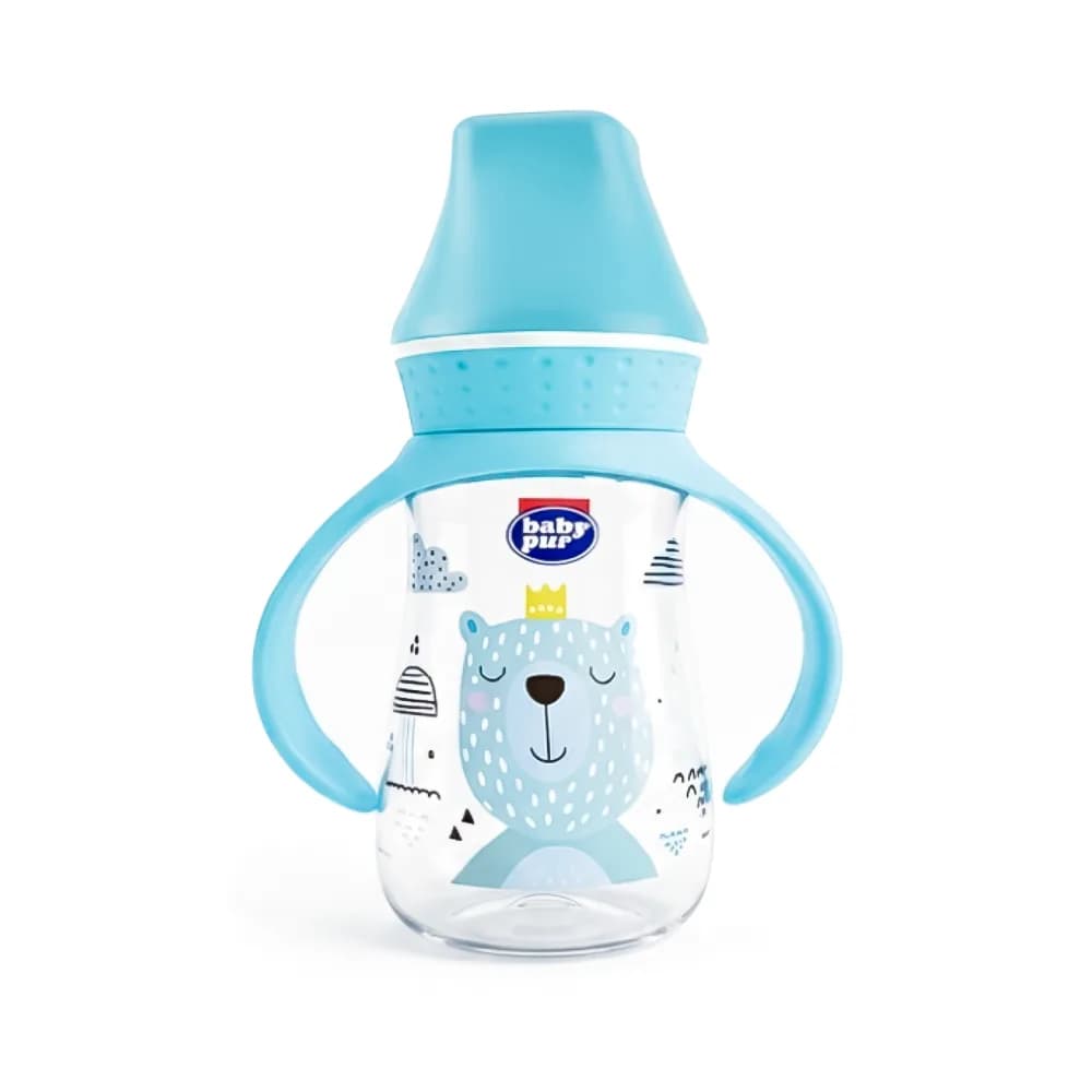 Baby Pur Biberon en Plastique Avec Anses 125 ml Ref 72042