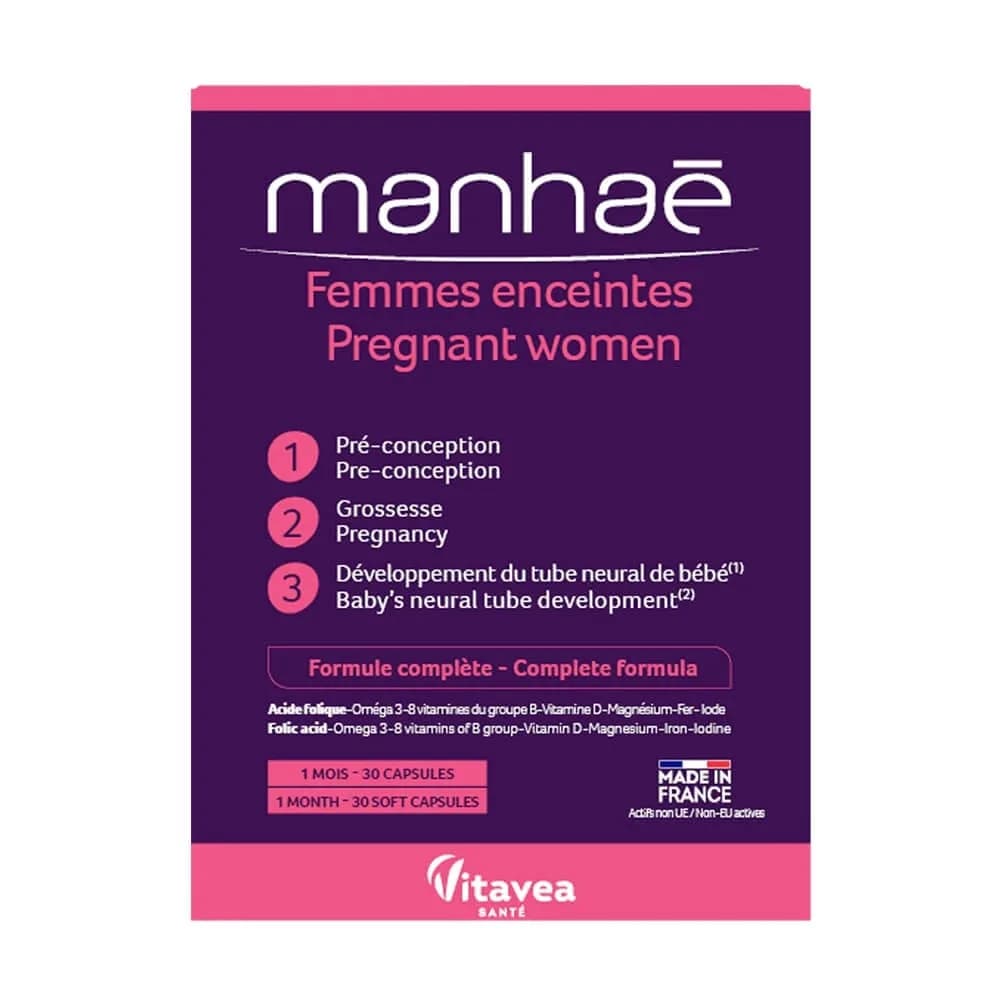 Vitavea Manhae Femmes Enceintes 30 Capsules
