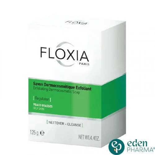 Floxia Savon Exfoliant Purifiant et Regenerant 125 g