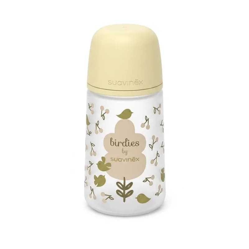 SUAVINEX BIBERON PREMIUM BIRDIES DEBIT MOYEN 270ML