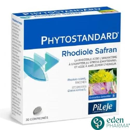 Phytostandard de Rhodiole et Safran 30 Comprimes