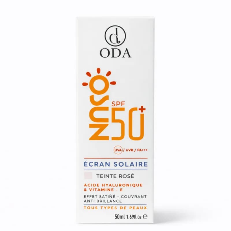 Oda Osun Ecran Solaire Teinte Rose SPF50+ 50 ml