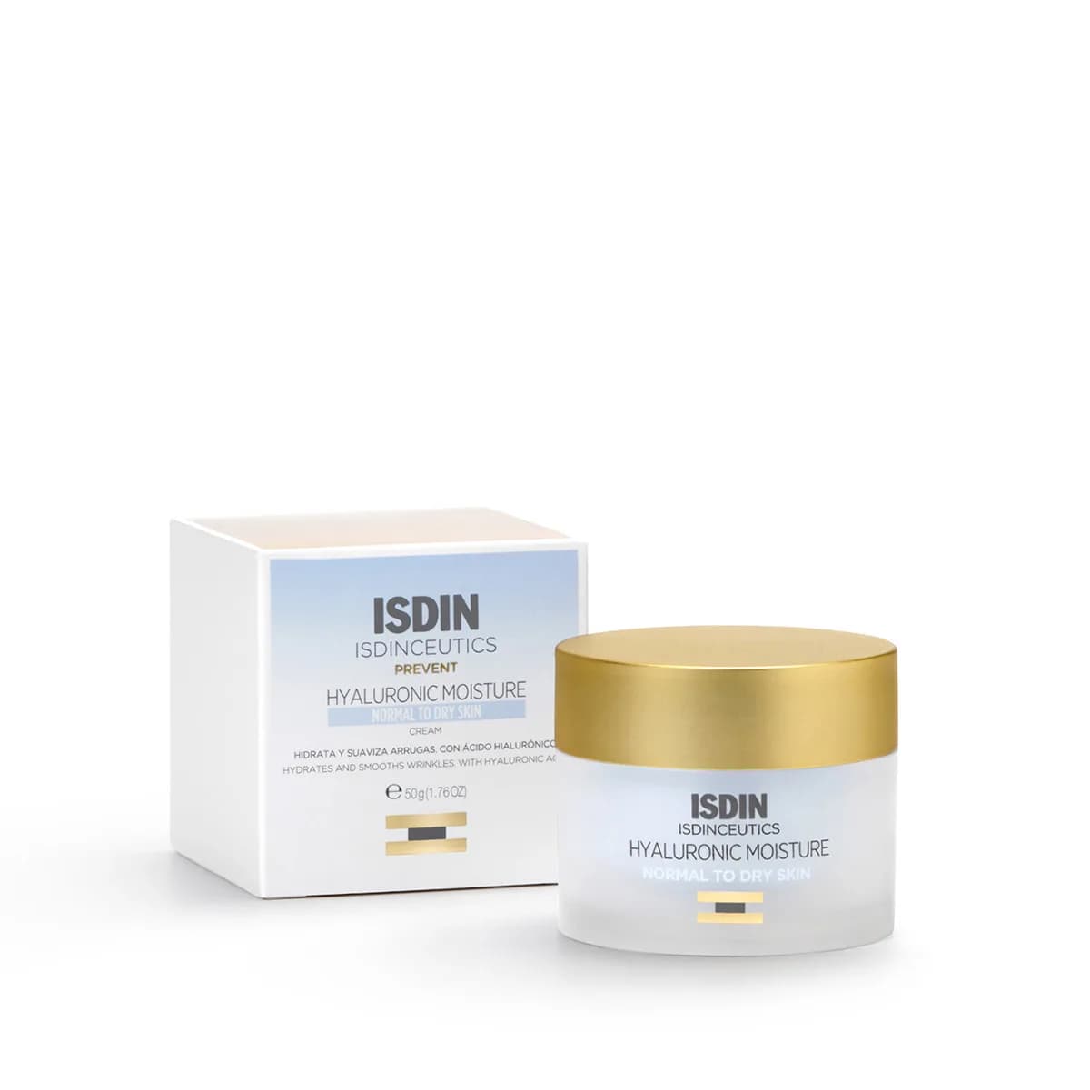 ISDIN Coffret Creme Hydratante a L'Acide Hyaluronique Peaux Normales a Seches 50 g