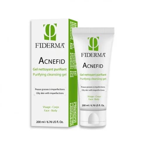 Fiderma Acnefid Gel Nettoyant Purifiant Peaux Grasses 200 ml