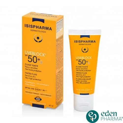 Isispharma Uveblock 50+ Fluide Teinte 40 ml