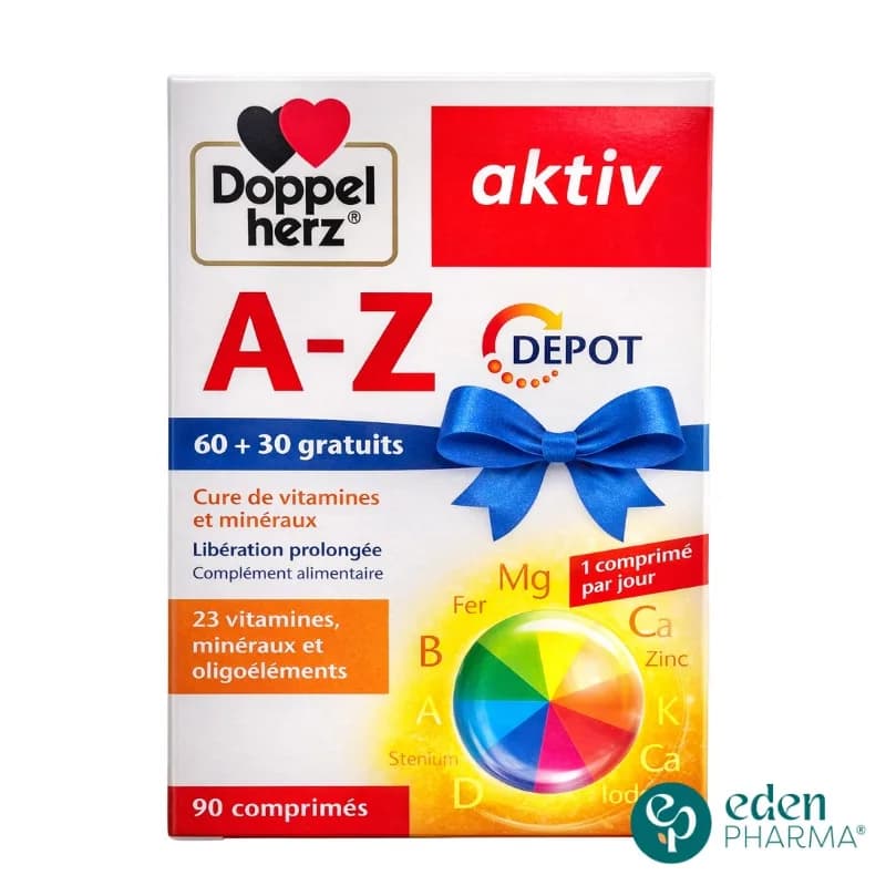 Aktiv Pack A-Z Action Durable 2+1 Gratuit 90 Comprimes