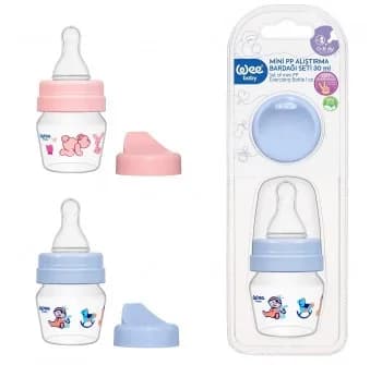 Wee Baby Mini Biberon en Plastique 2en1 30 ml
