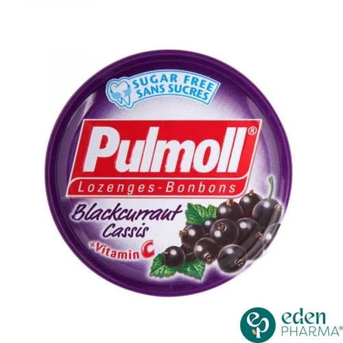 Pulmoll sans Sucre Saveur Cassis 45 g