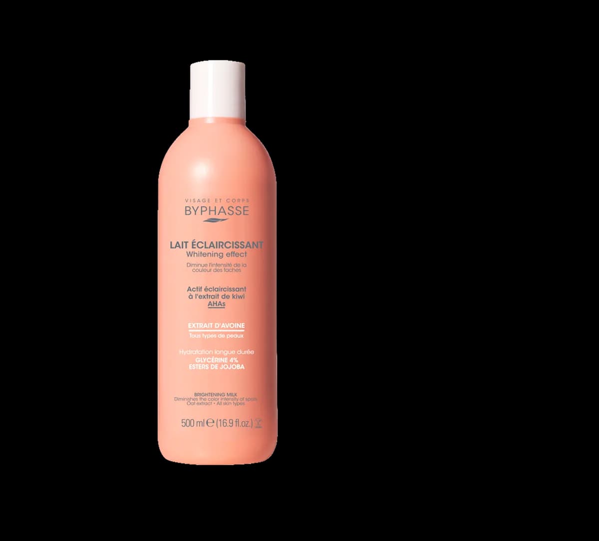 Byphasse Lait Eclaircissant Whitening Effect Extrait D'Avoine 500 ml