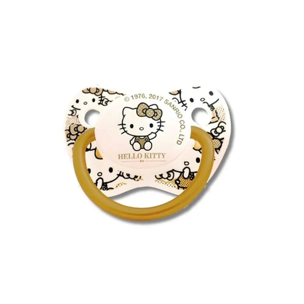 Baby Pur Sucette Hello Kitty Gold 6 Mois+ Ref 29960-02