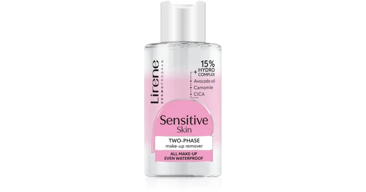 LIRENE SENSITIVE SKIN EAU MICELLAIRE BI-PHASÉE PEAUX SENSIBLES 125ML 