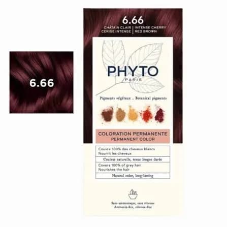 PHYTO COLOR COLORATION 6.66 CHATAIN CLAIR CERISE INTENSE 