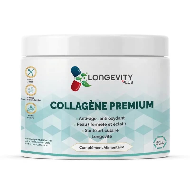 LONGEVITY PLUS COLLAGÈNE PREMIUM 300G