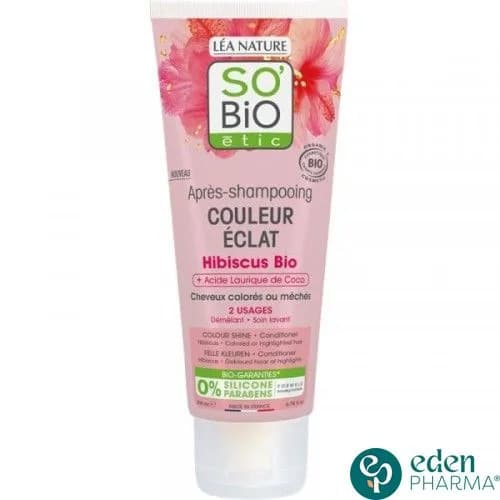 So'Bio Apres-Shampooing Cheveux Colores ou Meches 200 ml