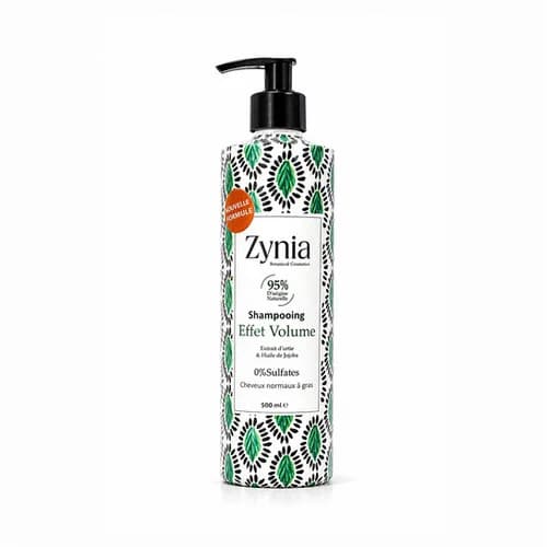 Zynia Shampoing Ortie Effet Volume 500 ml
