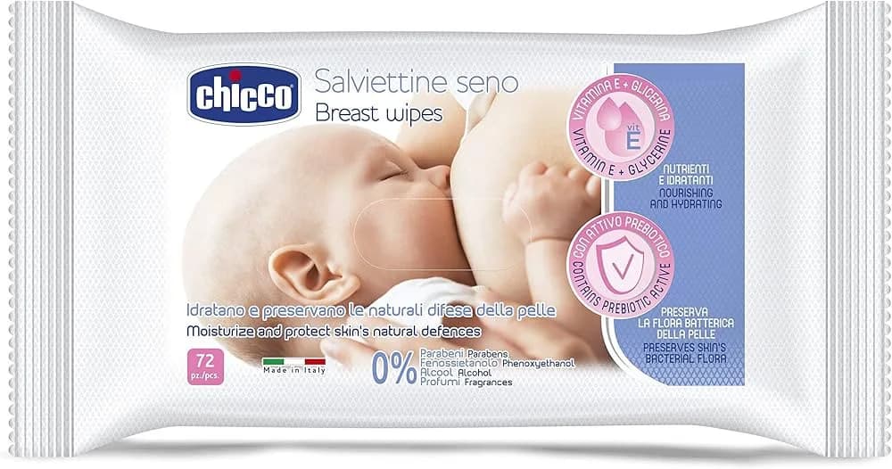 Chicco Lingettes Seins 72 Pieces