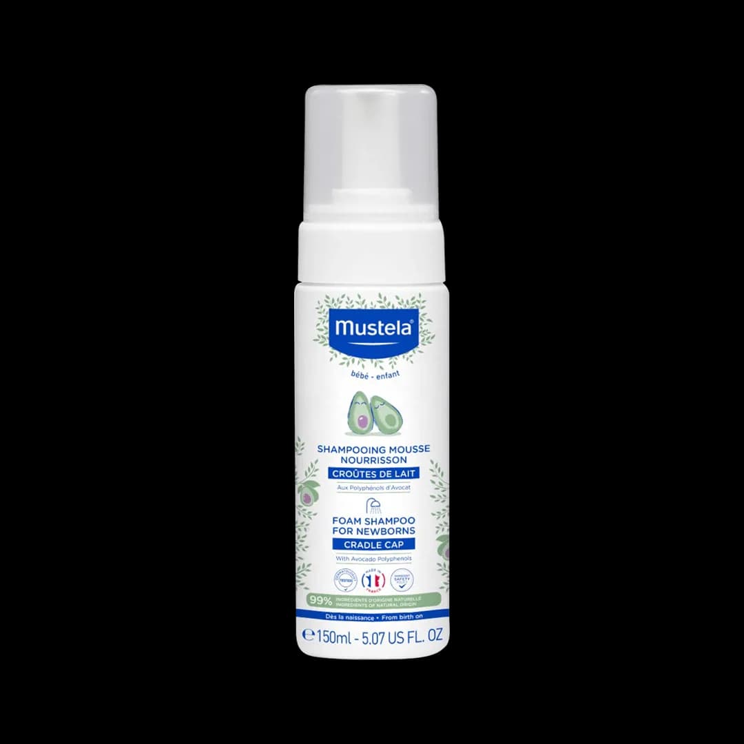 Mustela Shampooing Mousse Nourrissant, 150 ml
