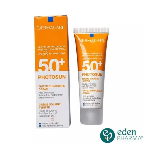 Dermacare Photosun 01 Creme Protectrice Teintee SPF 50 Peau Normale a Seche