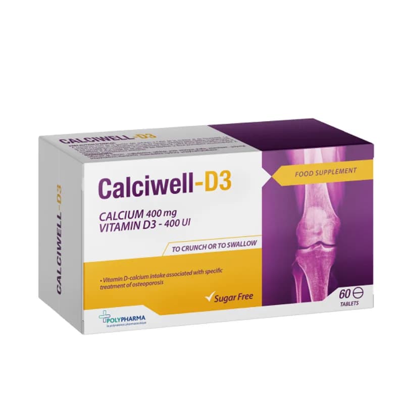 POLYPHARMA CALCIWELL-D3 60 COMPRIMES