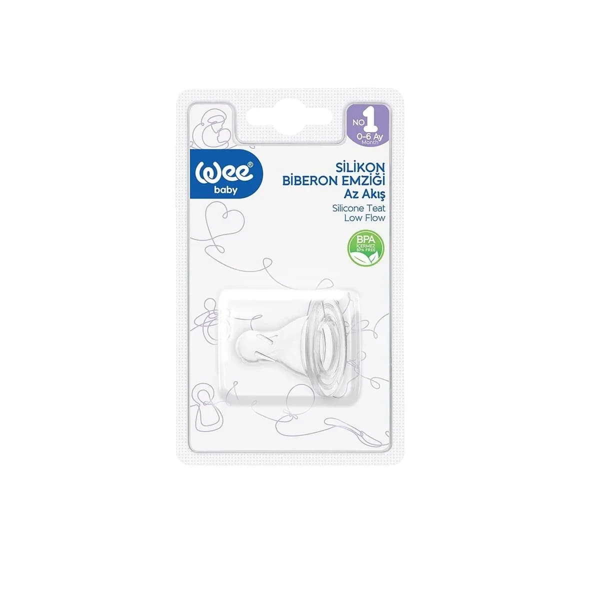Wee Baby Tetine Silicone 0-6m 866