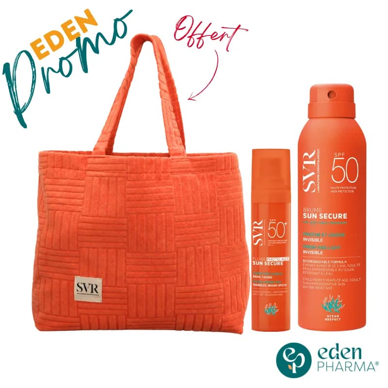 SVR Sac Sun Secure Photoage SPF50 40 ml + SVR Sun Secure Brume SPF50 200 ml