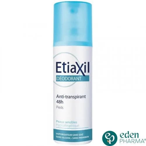 Etiaxil Deodorant Pieds Anti-Transpirant 48h 100 ml (Bleu)