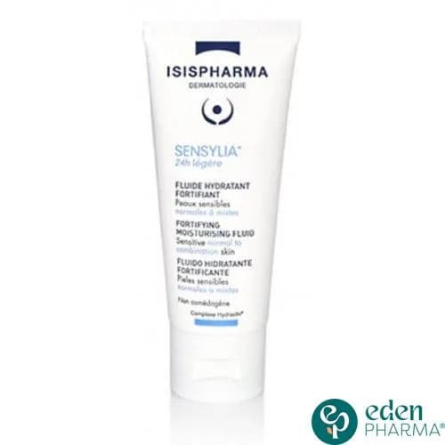 Isispharma Sensylia Fluide Hydratant Fortifiant 24h Legere Peaux Normales a Mixtes 40 ml