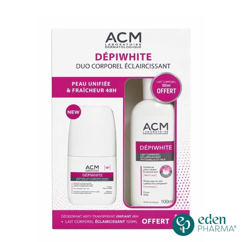 Acm Depiwhite Coffret Deodorant + Depiwhite Lait 100 ml Offert