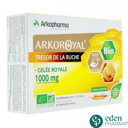 Arkopharma Gelee Royale Bio 1000 mg 20 Ampoules