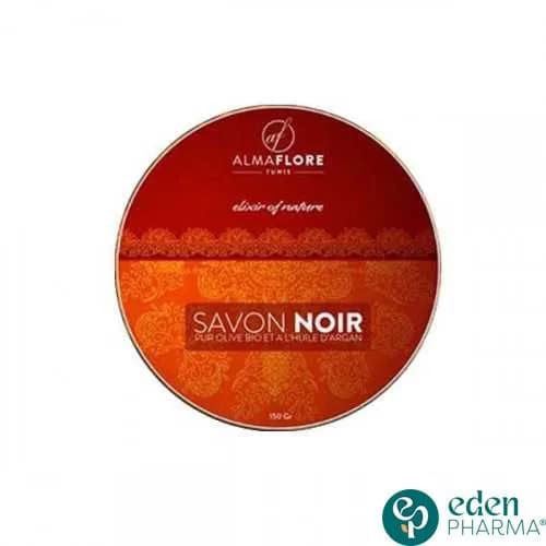 Almaflore Savon Noir a l Huile d Argan 150 gr