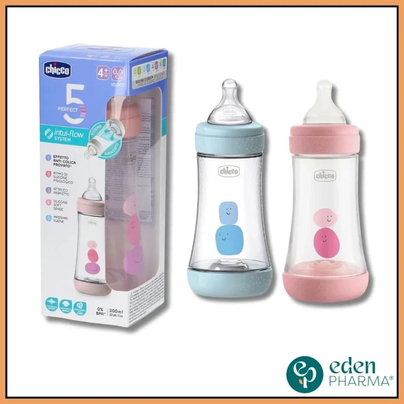 Chicco Perfect 5 Biberon en Plastique 2 m+ 240 ml