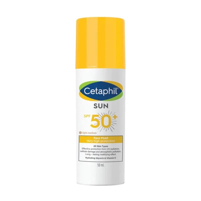 Cetaphil Sun Face Fluid Teinte Light Medium SPF50+ 50 ml