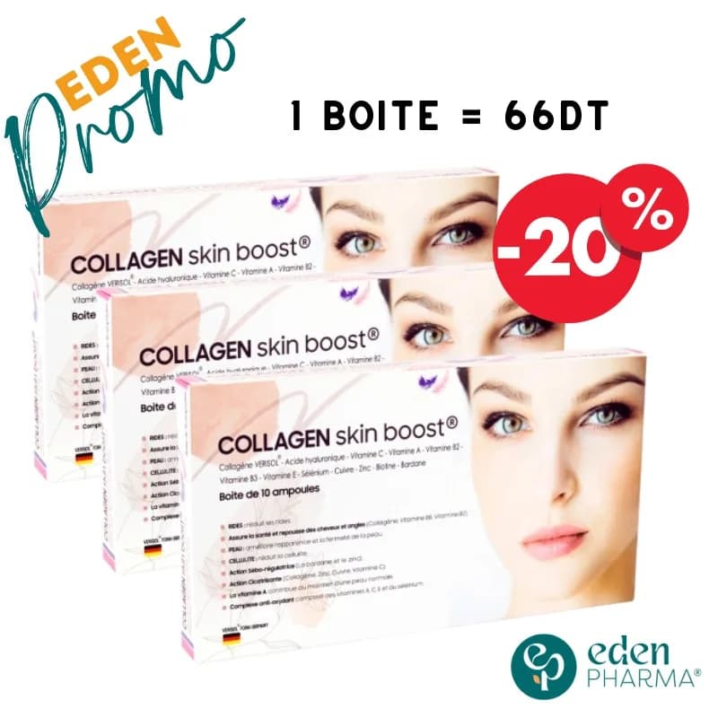 Collagen Skin Boost Cure un Mois 3 Boites