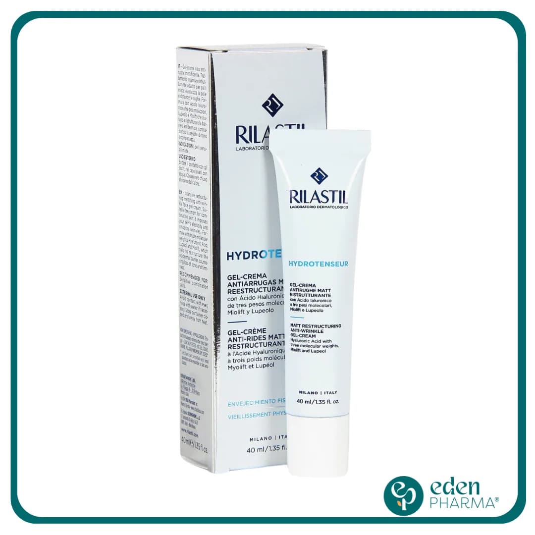 Rilastil Hydrotenseur Gel Creme Anti Rides Matt Restructant 40 ml